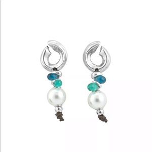 Uno de 50 Dune  Silver Earrings